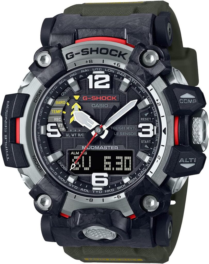 CASIO G-SHOCK Watch MUDMASTER Radio Solar GWG-2000-1A3JF Men's Green