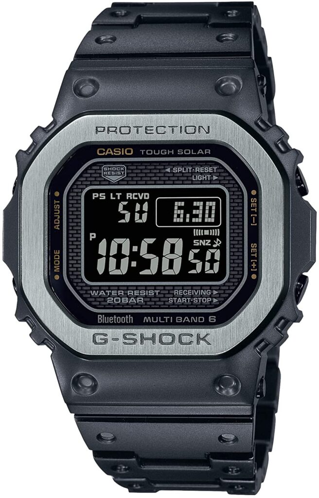 CASIO G-SHOCK Bluetooth Equipped Full Metal Radio Solar Multi-Finished Black GMW-B5000MB-1JF Black