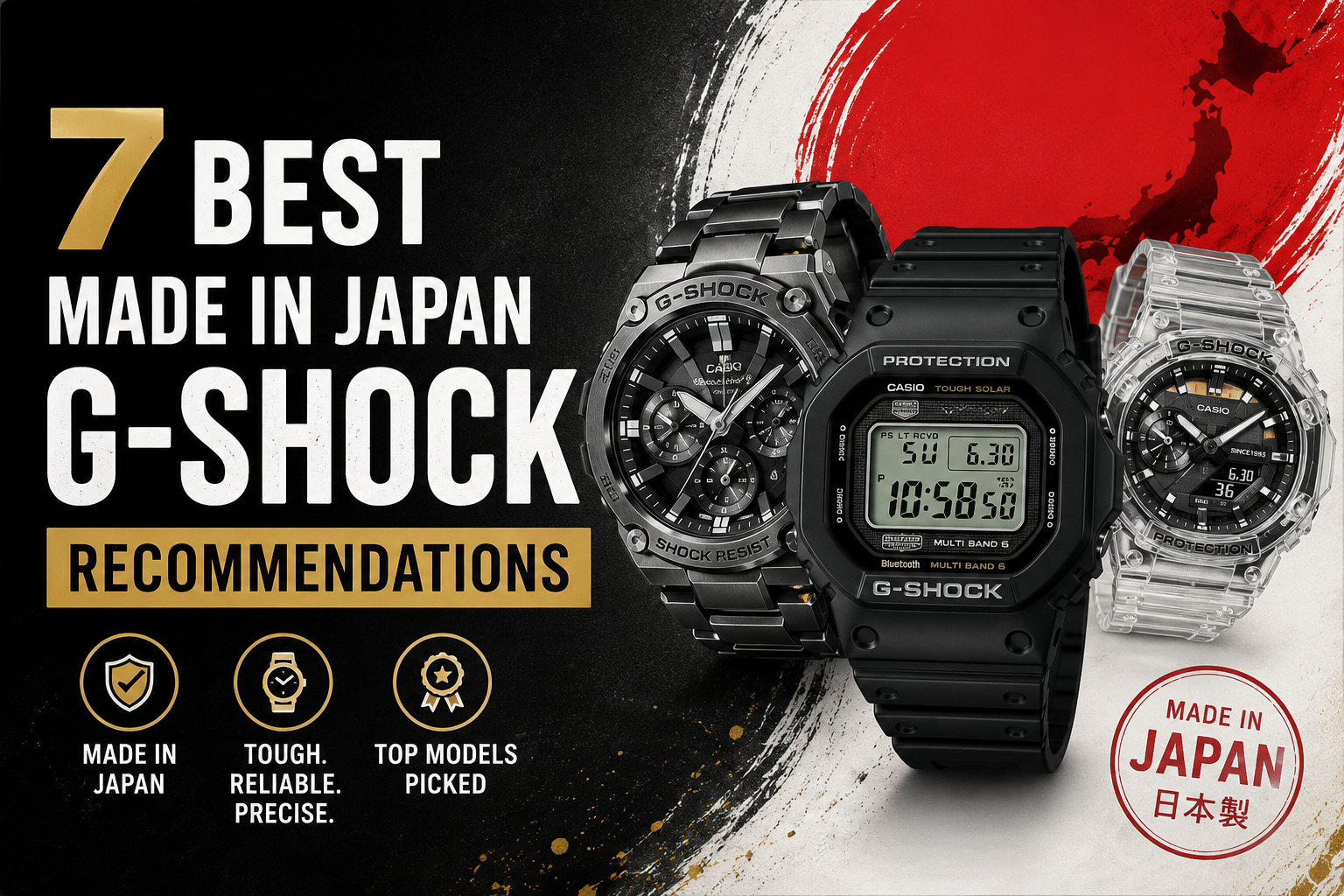7 Best Made in Japan G-SHOCK Recommend