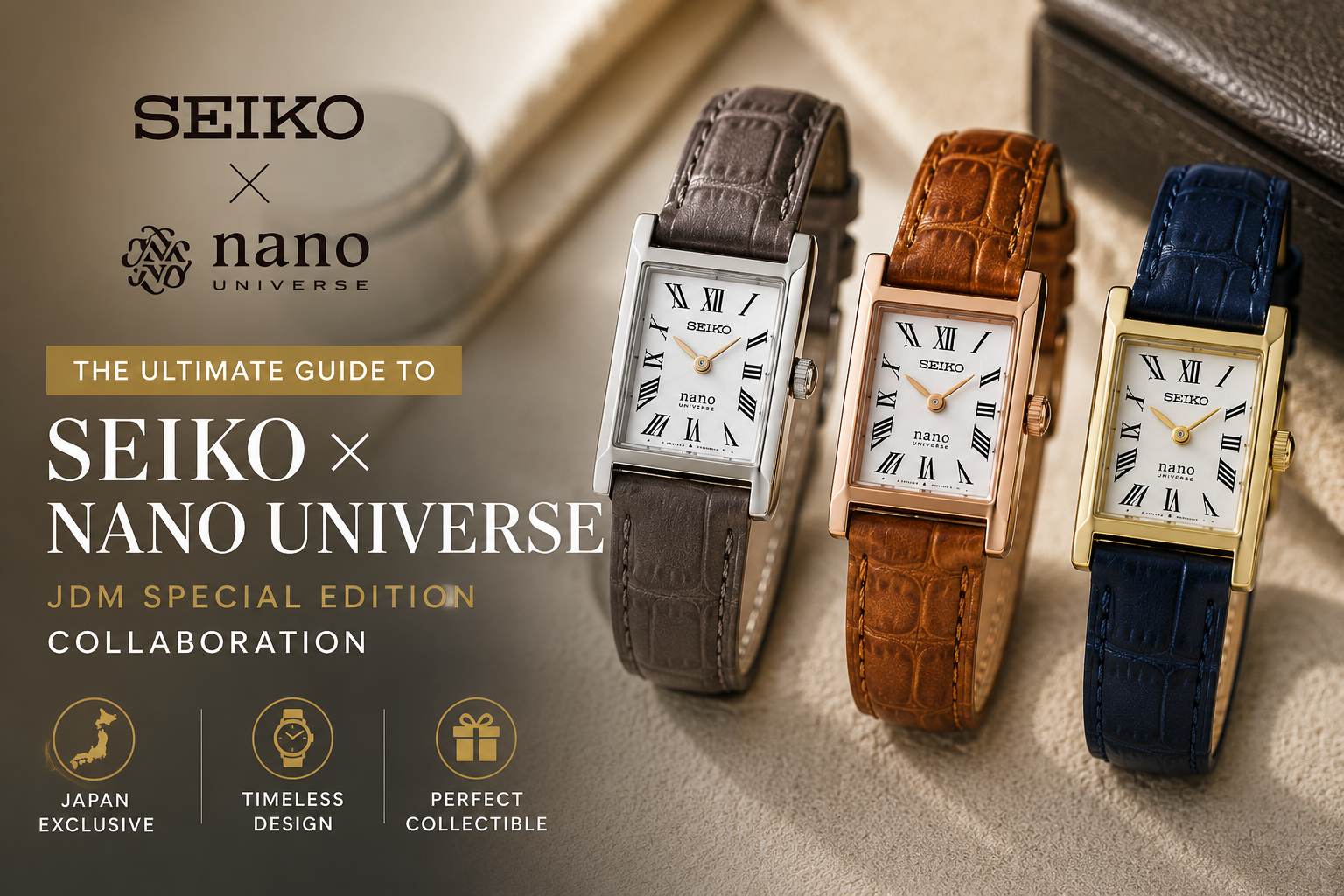 Seiko Nano Universe: Guide to the JDM Special Edition Collaboration