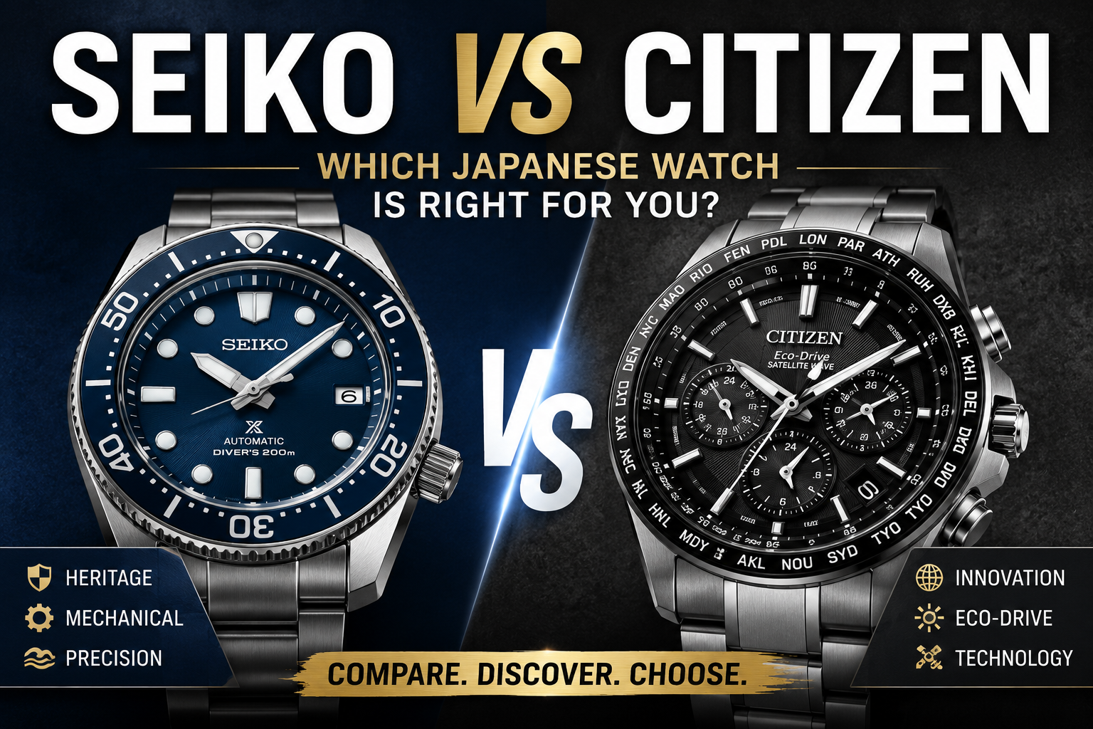 Seiko vs Citizen: Which Japanese watch is right for you?
