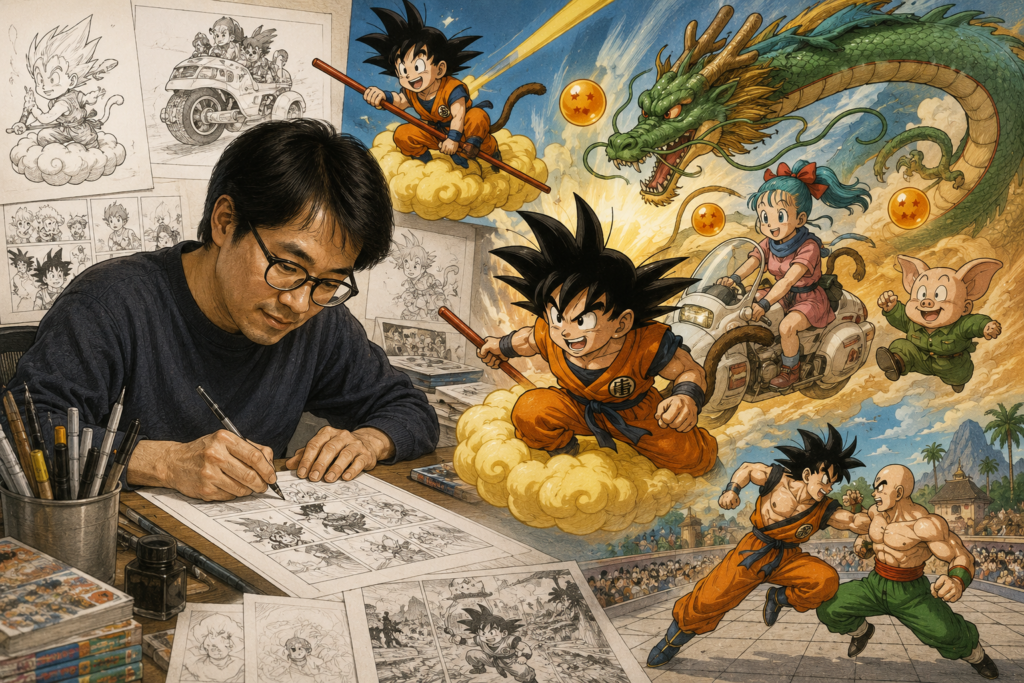 Dragon Ball manga created by Akira Toriyama was created using AI.