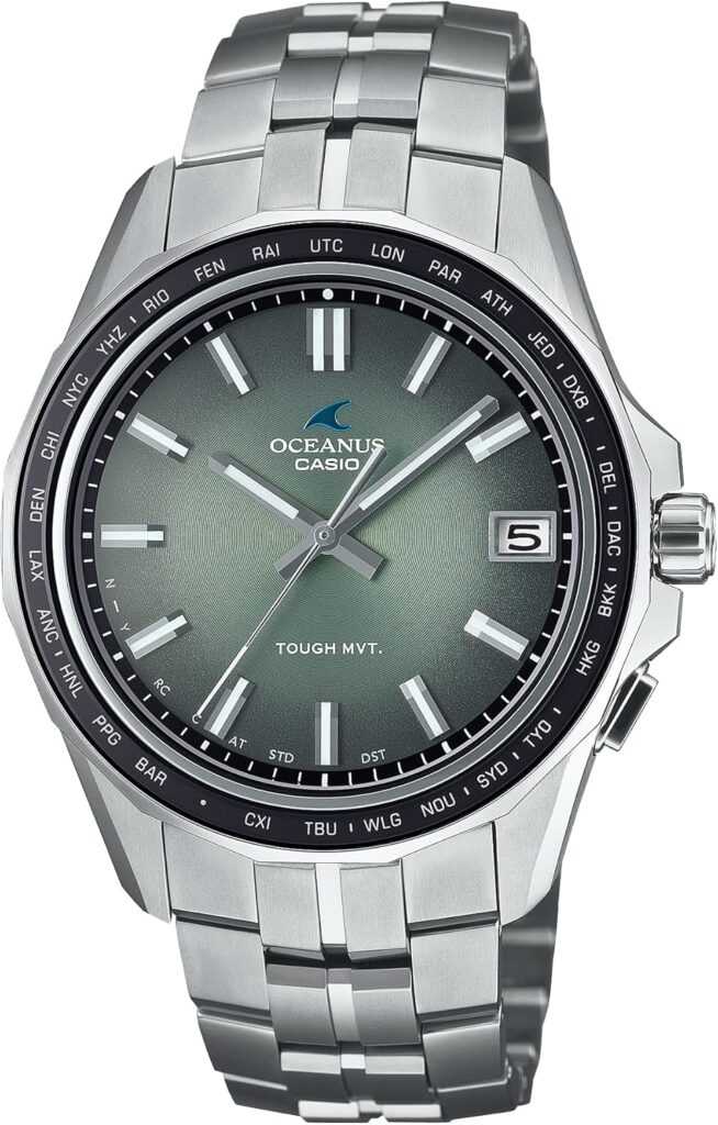 CASIO Oceanus Watch Manta Retro Tone Collection Bluetooth Radio Solar Sapphire Glass OCW-S400RA-3AJF Men's Silver