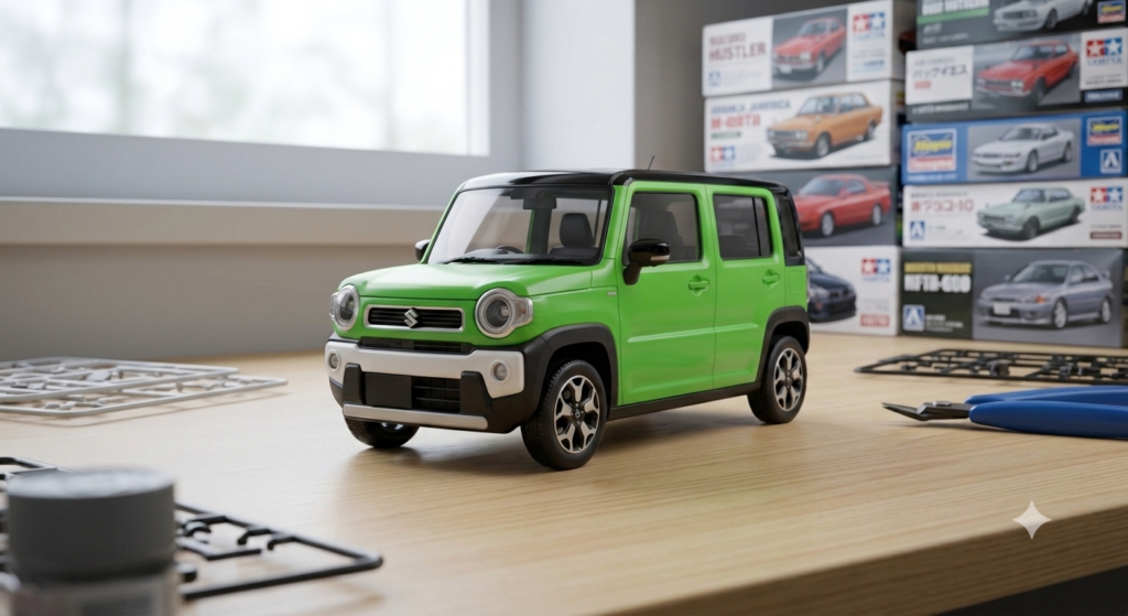 #6: Fujimi Mokei — Suzuki Hustler Car NEXT Series 1/24 (Snap Kit)