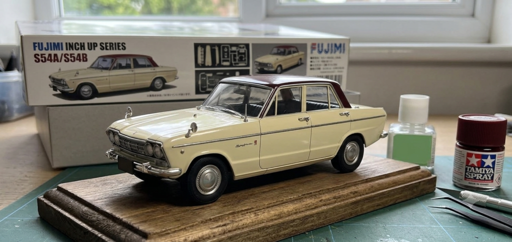#10: Fujimi Mokei — Nissan Skyline Hakosuka 2000GT S54A/S54B 1/24 (Inch Up Series No.78)