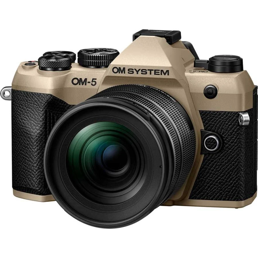 OM SYSTEM Mirrorless Camera "OM SYSTEM OM-5 Mark II" with 12-45mm F4.0 PRO Lens Kit (Sand Beige) OM-5MK2_12-45KITBEG (N)