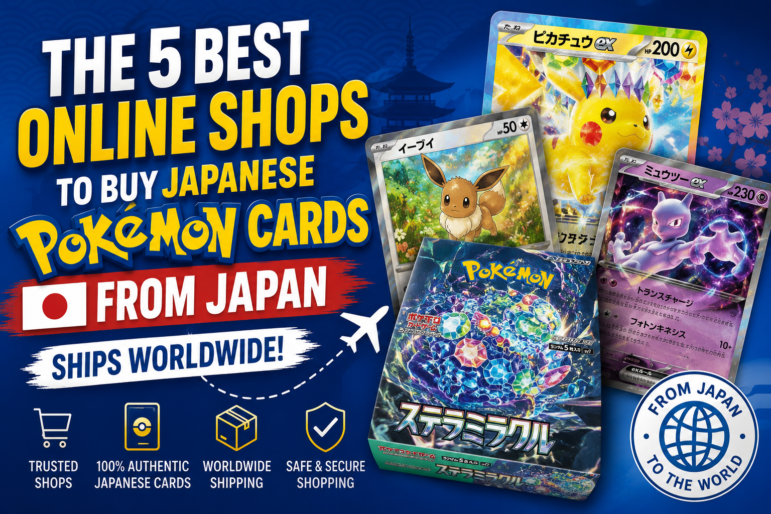 The 5 Best Online Shops to Buy Japanese Pokémon Cards from Japan (Ships Worldwide)