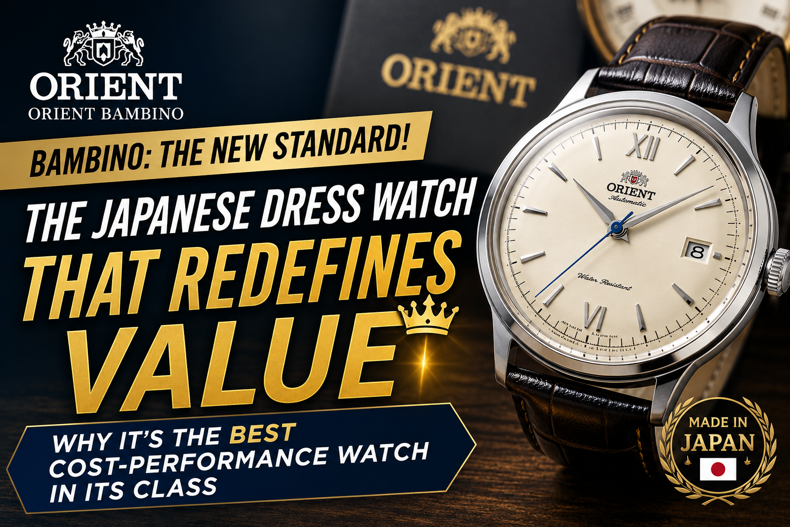Orient Bambinos: The New Value King of Japanese Dress Watches