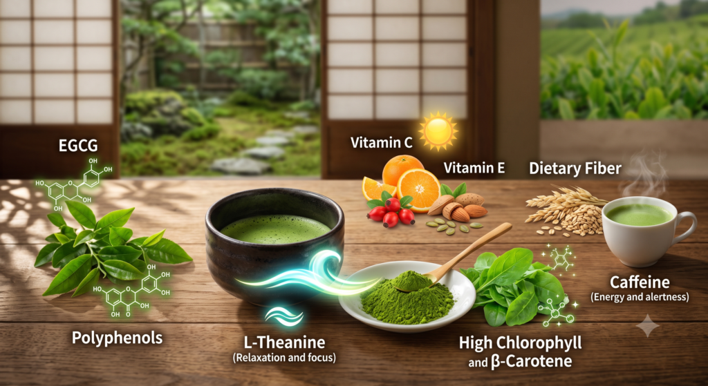 Key Nutrients in Ito En Matcha Powder
