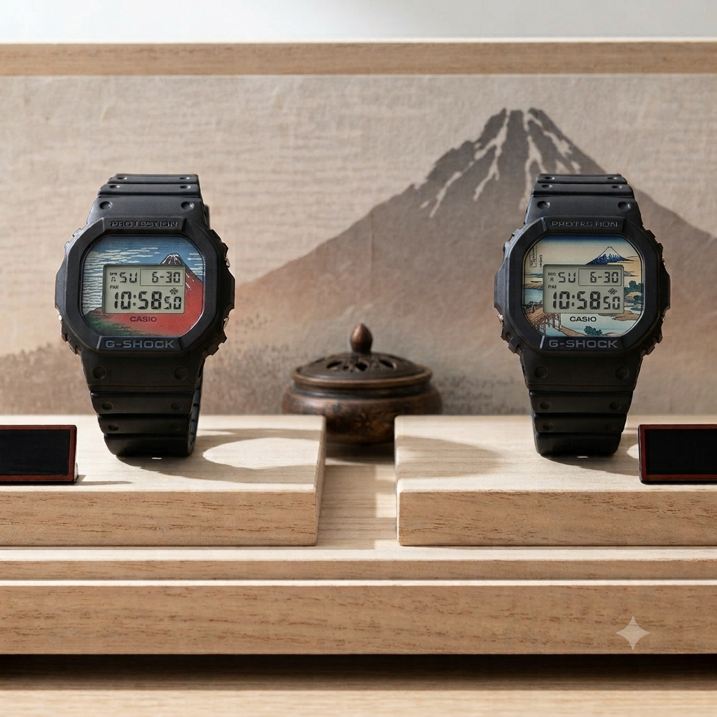 Meet the Collection: G-Shock DW-5600 Meets "Thirty-six Views of Mount Fuji"