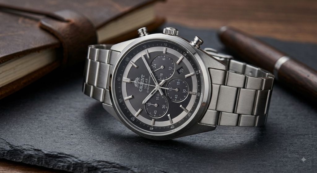 #4 Best-Selling Orient Watch: ORIENT NEO70's Solar Panda Dark Gray (WV0011TX)