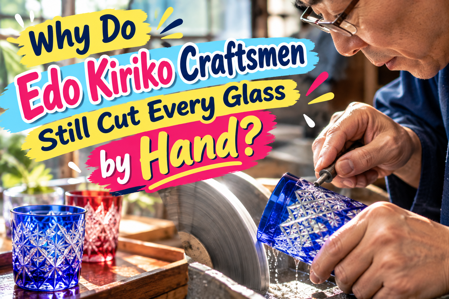 Why Do Edo Kiriko Craftsmen Still Cut Every Glass by Hand?