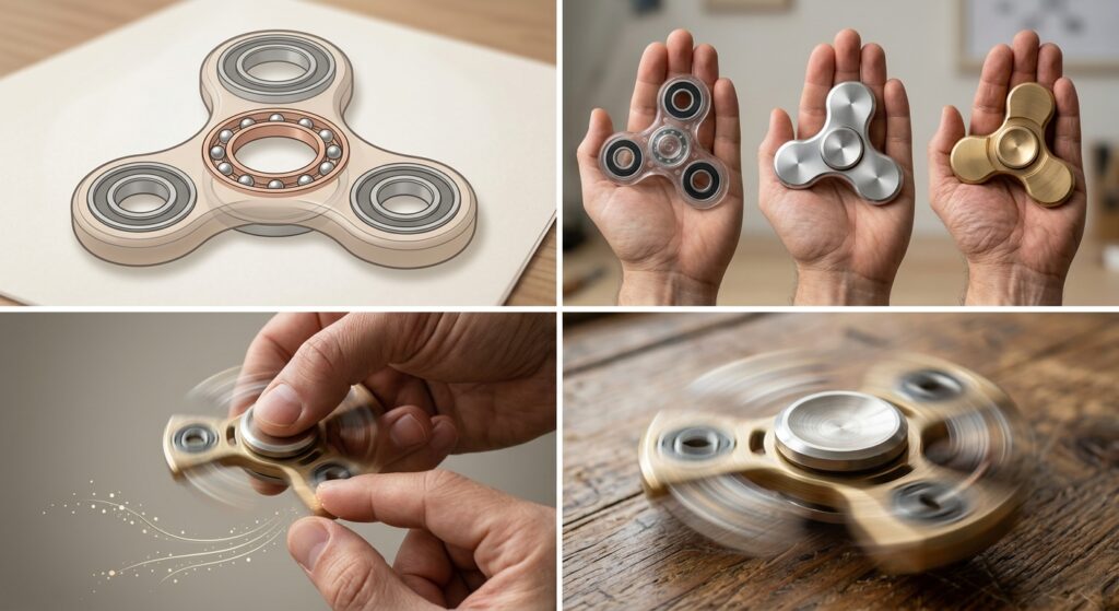 What Is a Handspinner (Fidget Spinner)? Basic Structure and Feel