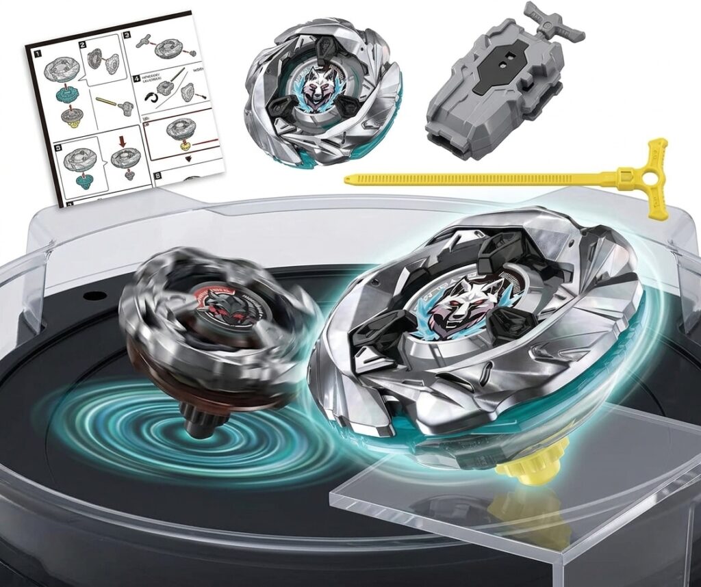#1 Bestseller – BEYBLADE X UX-08 Starter Silver Wolf 3-80FB