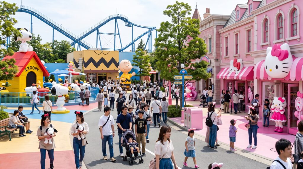 Universal Wonderland: Snoopy, Hello Kitty and Friends