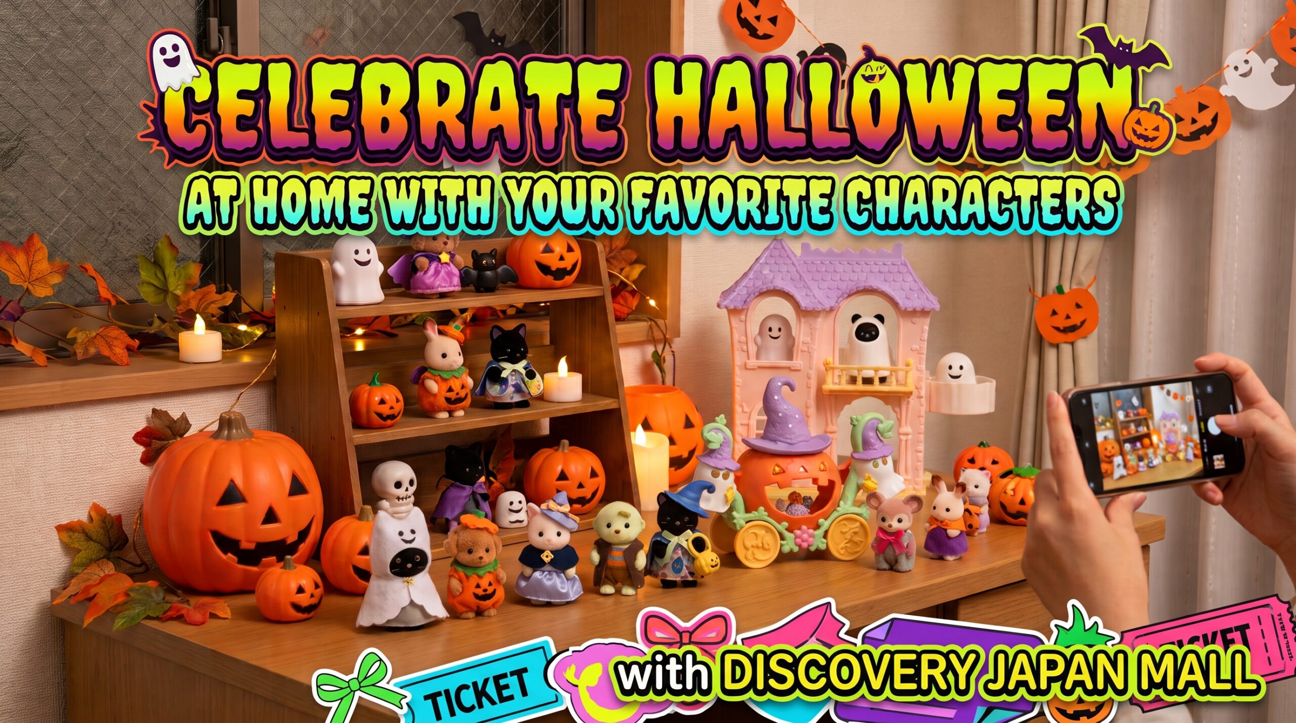 Halloween with Your Favorite Characters: Celebrate October 31 with Discovery Japan Mall Toys
