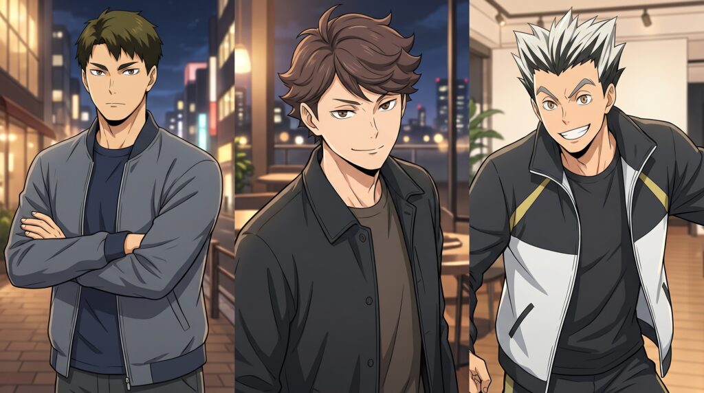 Main Focus Characters at 30: Oikawa, Bokuto, Ushijima