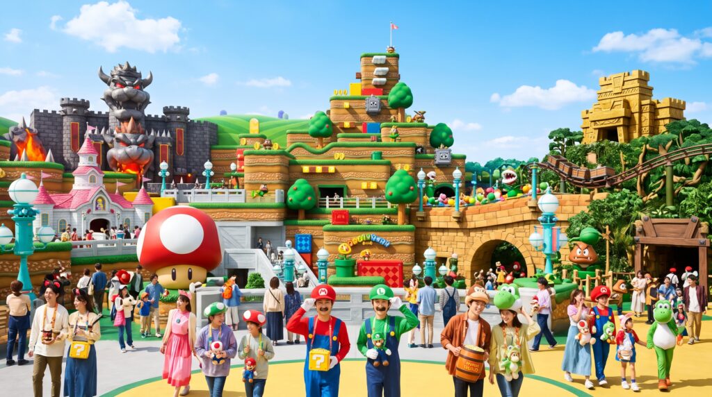 Super Nintendo World: Mario's Real-Life Game Stage