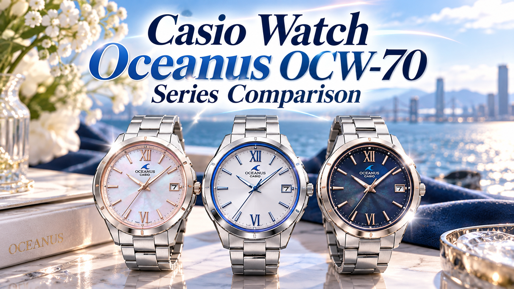 Casio Watch Oceanus OCW-70 Series Comparison
