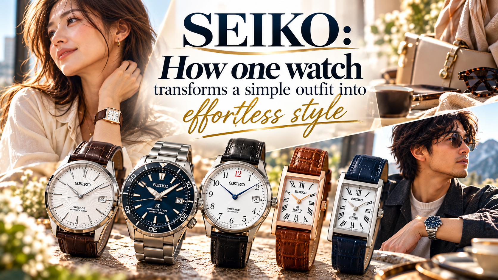 Seiko : How one watch transforms a simple outfit into effortless style