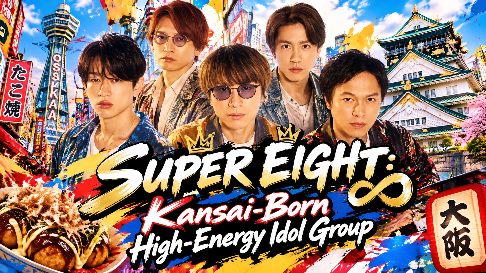 SUPER EIGHT: Kansai-Born High-Energy Idol Group